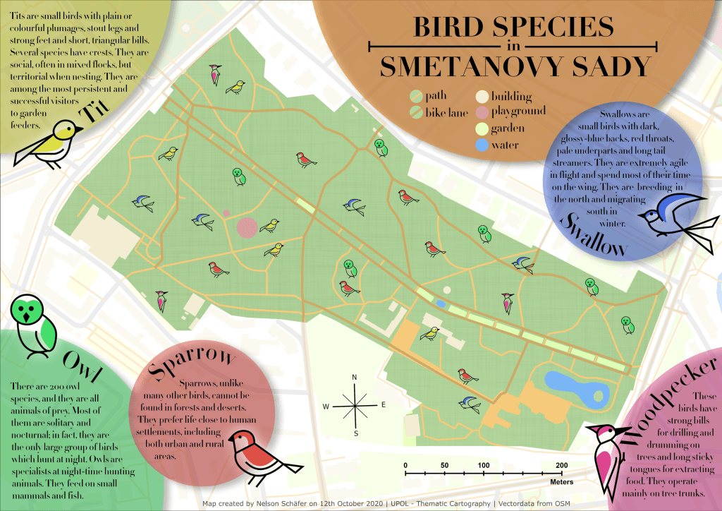 Bird Map of Smetanovy&nbsp;Sady
