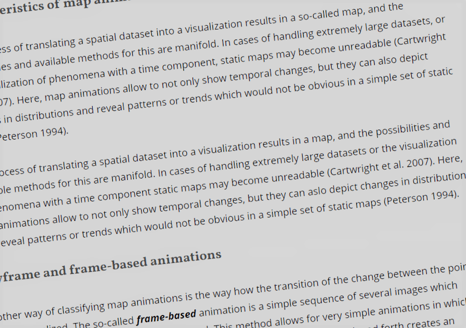 Principles of Geovisualization in Map&nbsp;Animations