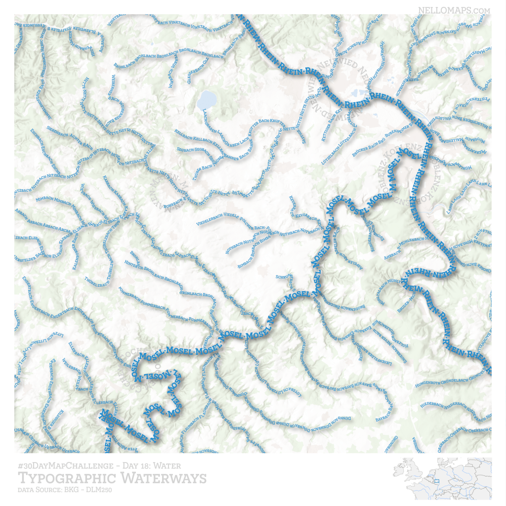 Map contribution for the 30DayMapChallenge. Map made from text labels