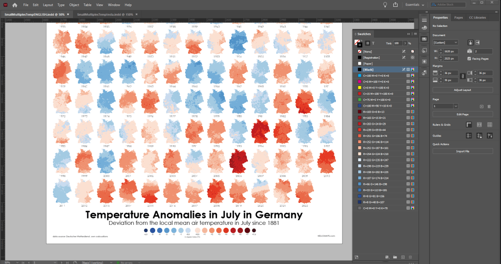 InDesign final layout