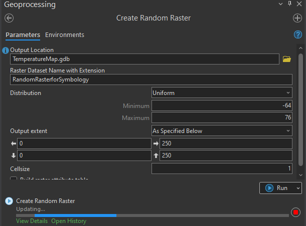 Create Random Raster